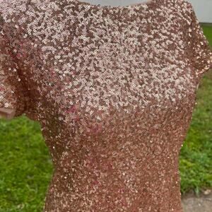 Women's Pink and Cream Blous